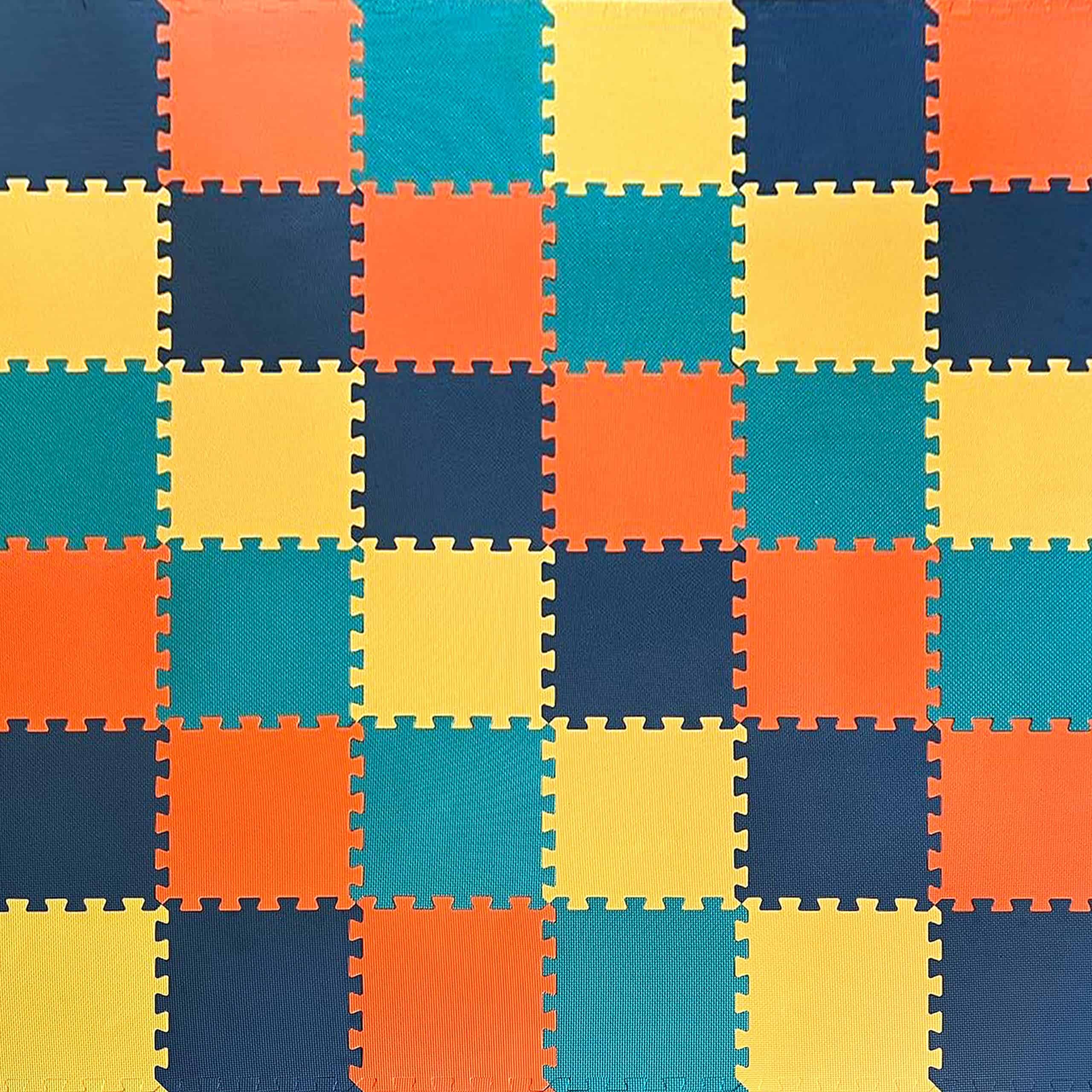 Tapete de juego para bebé MioTetto de 36 piezas, suave y no - Imagen 3