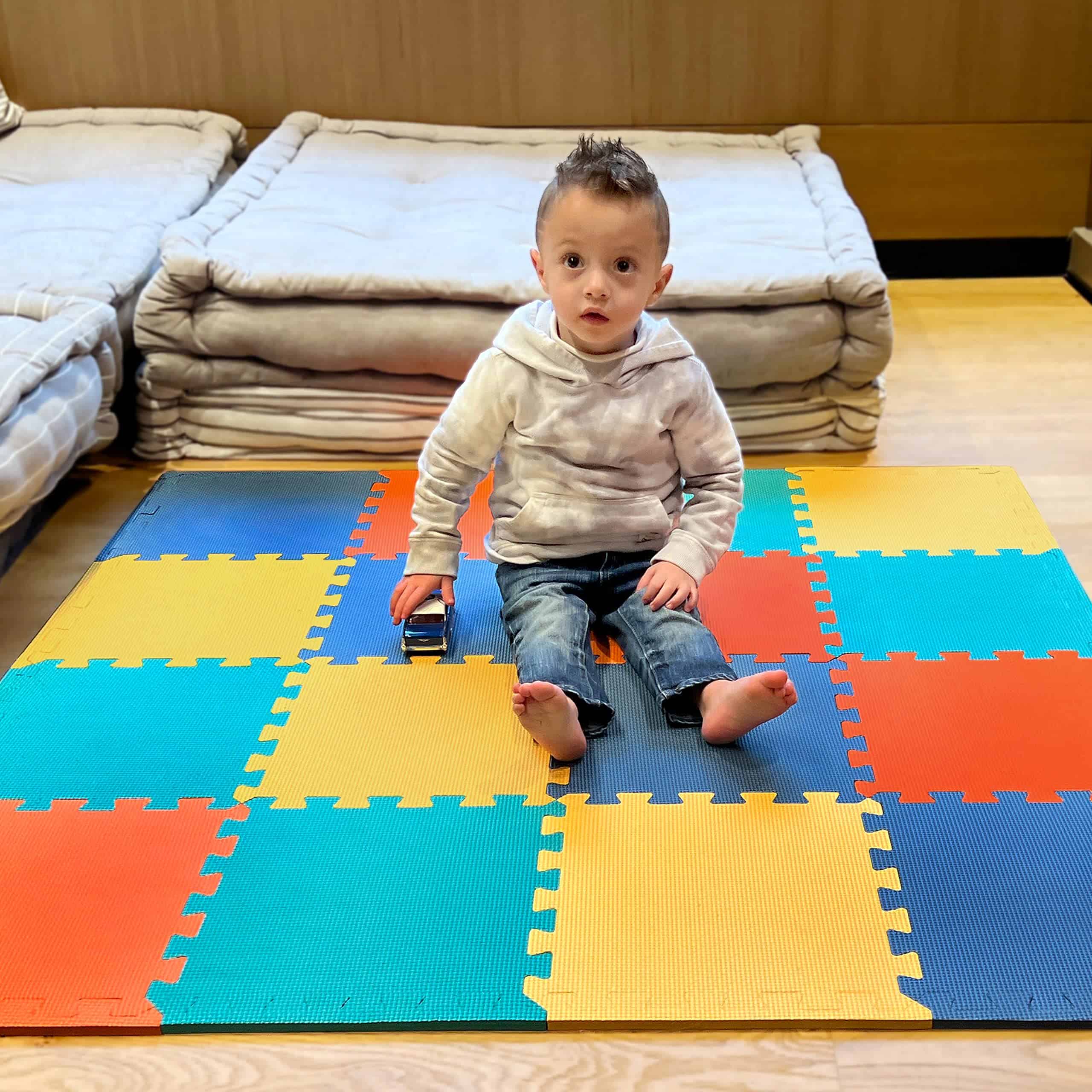 Tapete de juego para bebé MioTetto de 36 piezas, suave y no - Imagen 5