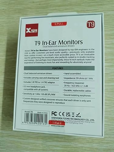 Audífonos Monitores In-Ear Xvive T9 - Imagen 10