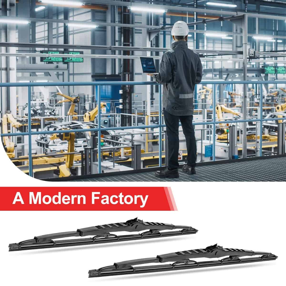 Cuchilla de limpiaparabrisas de 28 pulgadas para RV o - Imagen 7