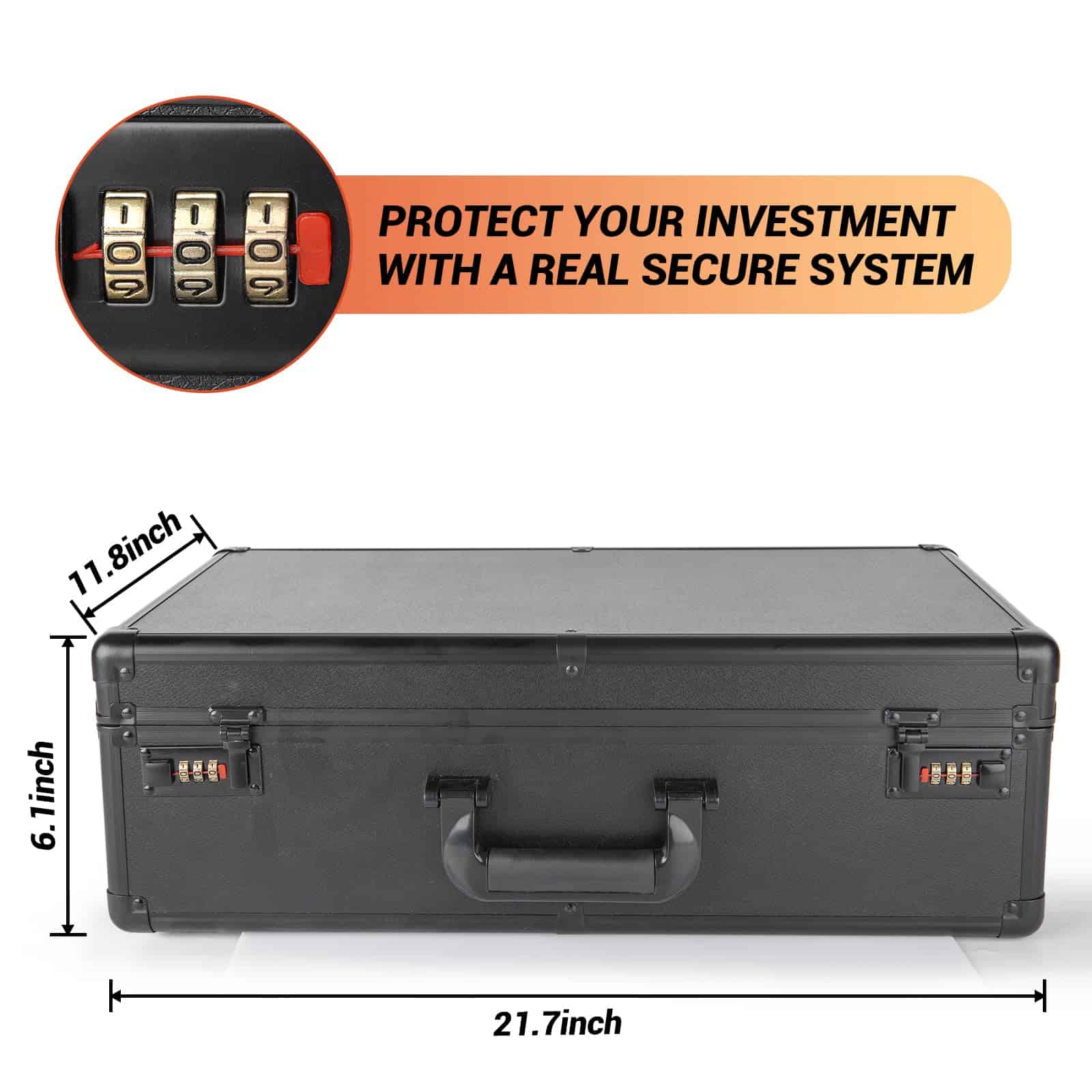 Caja de Almacenamiento de Cartas Clasificadas con Candado - Imagen 5