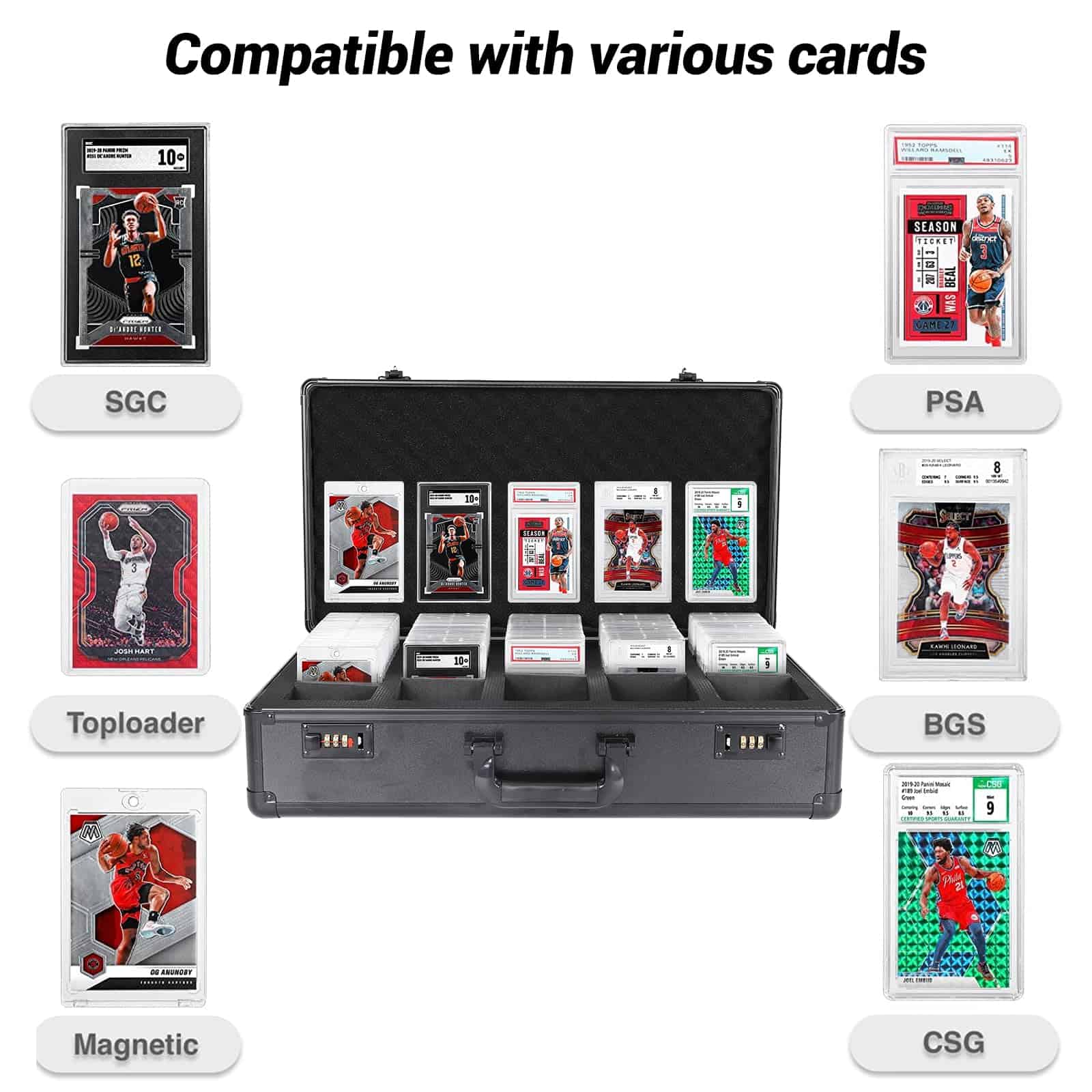 Caja de Almacenamiento de Cartas Clasificadas con Candado - Imagen 7