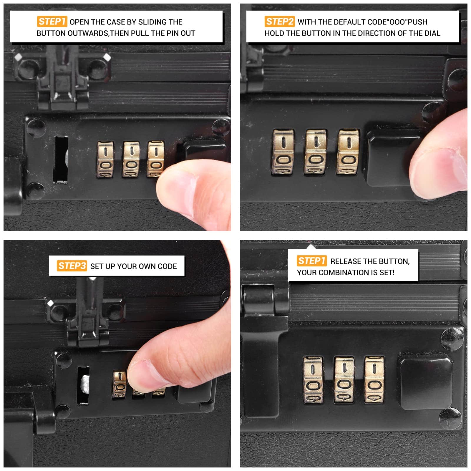 Caja de Almacenamiento de Cartas Clasificadas con Candado - Imagen 3