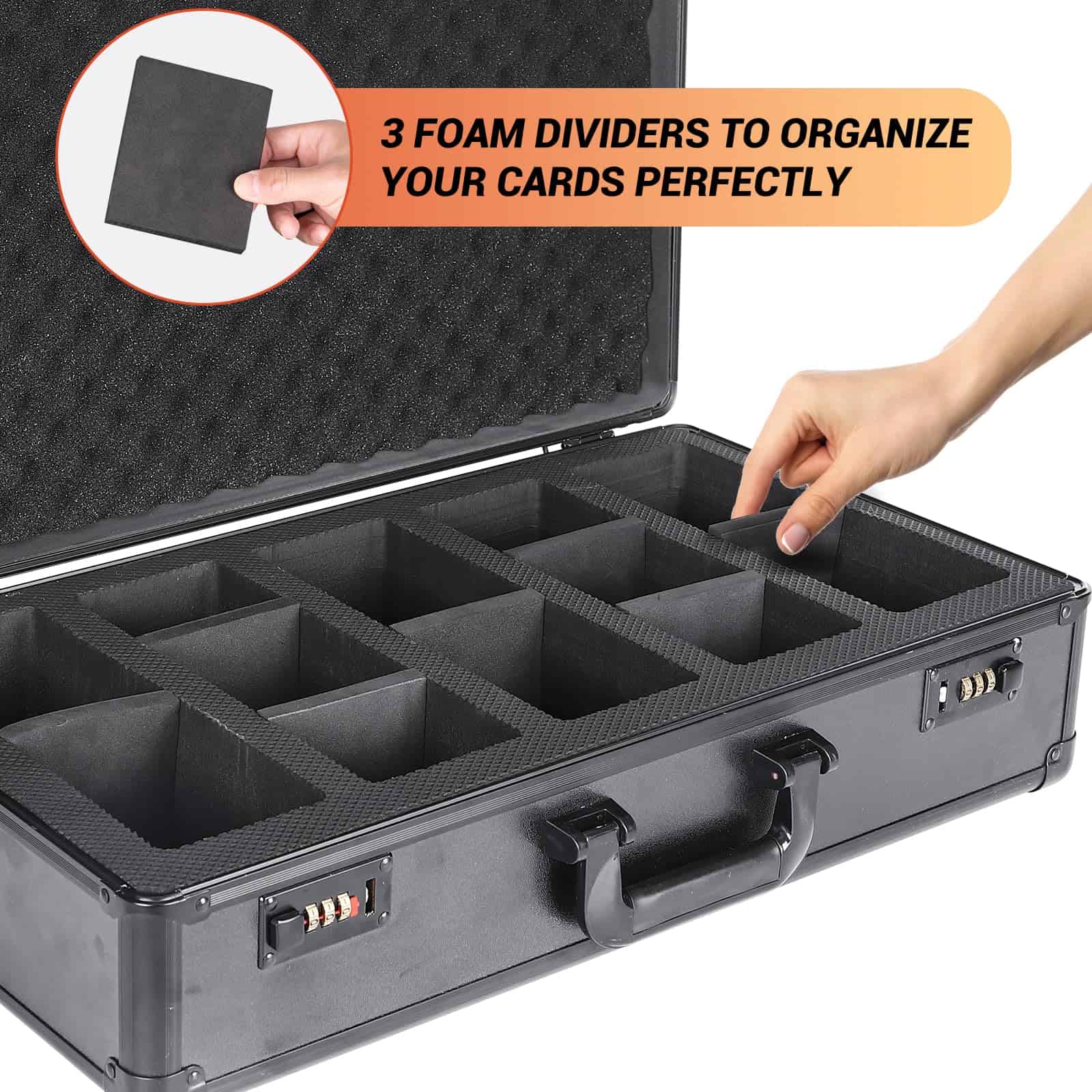 Caja de Almacenamiento de Cartas Clasificadas con Candado - Imagen 6