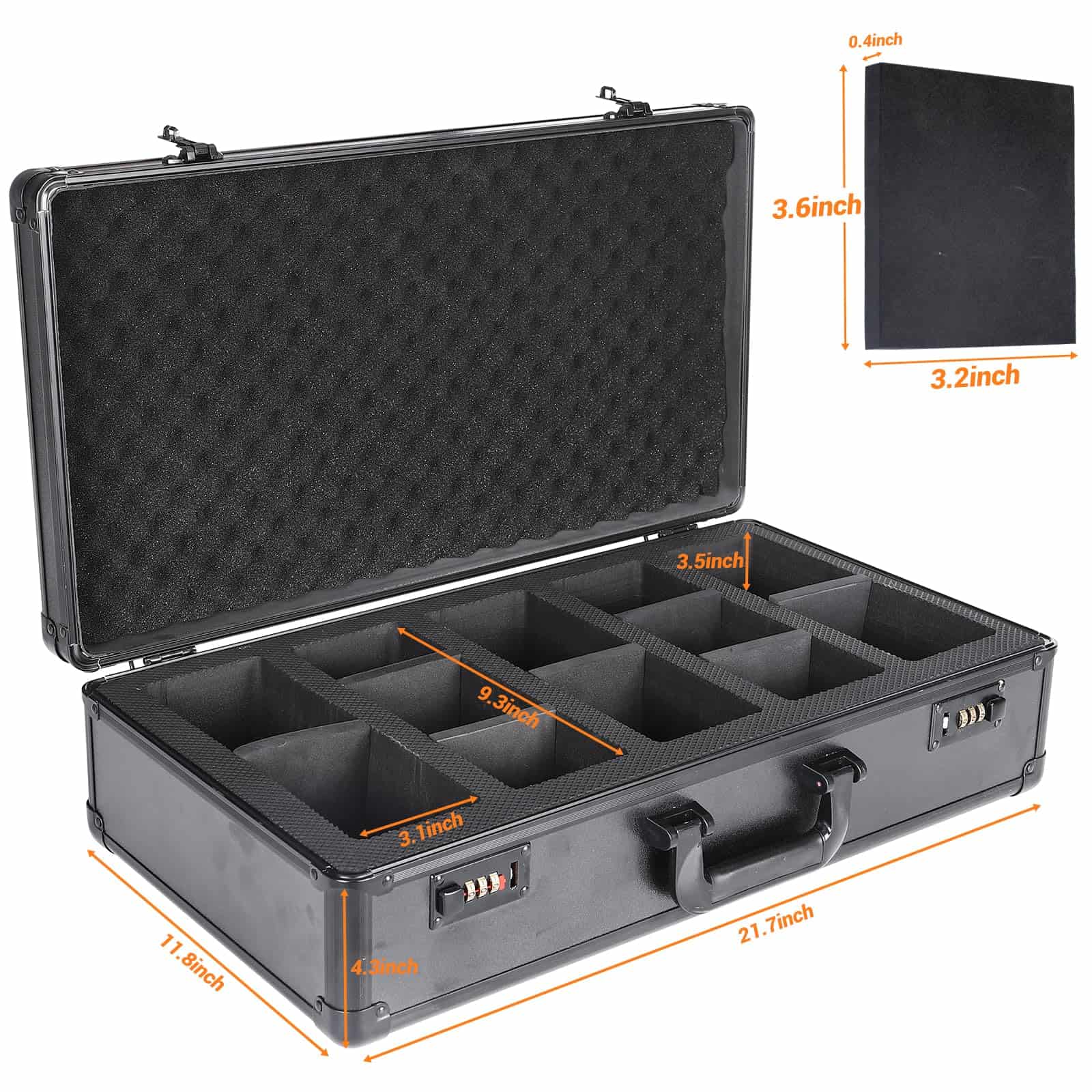 Caja de Almacenamiento de Cartas Clasificadas con Candado - Imagen 4