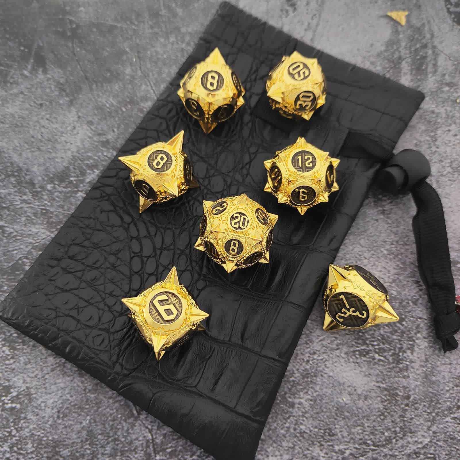 Conjunto de dados DND de Metal AHDKEJG para Dungeons and - Imagen 7
