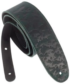 Correa de Guitarra de Cuero PRS Leather Bird Swarm - Verde
