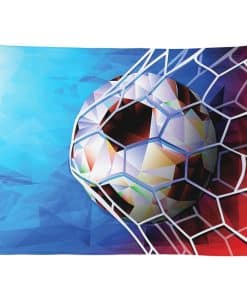 Manta de fútbol colorida YISUMEI, ligera y suave, patrón