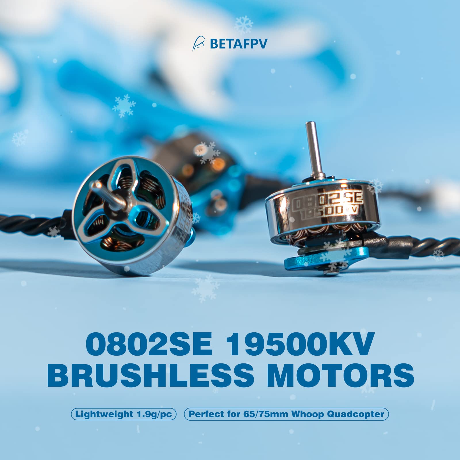 BETAFPV 4pcs 0802SE 19500KV 1S Brushless Motor Peso - Imagen 3