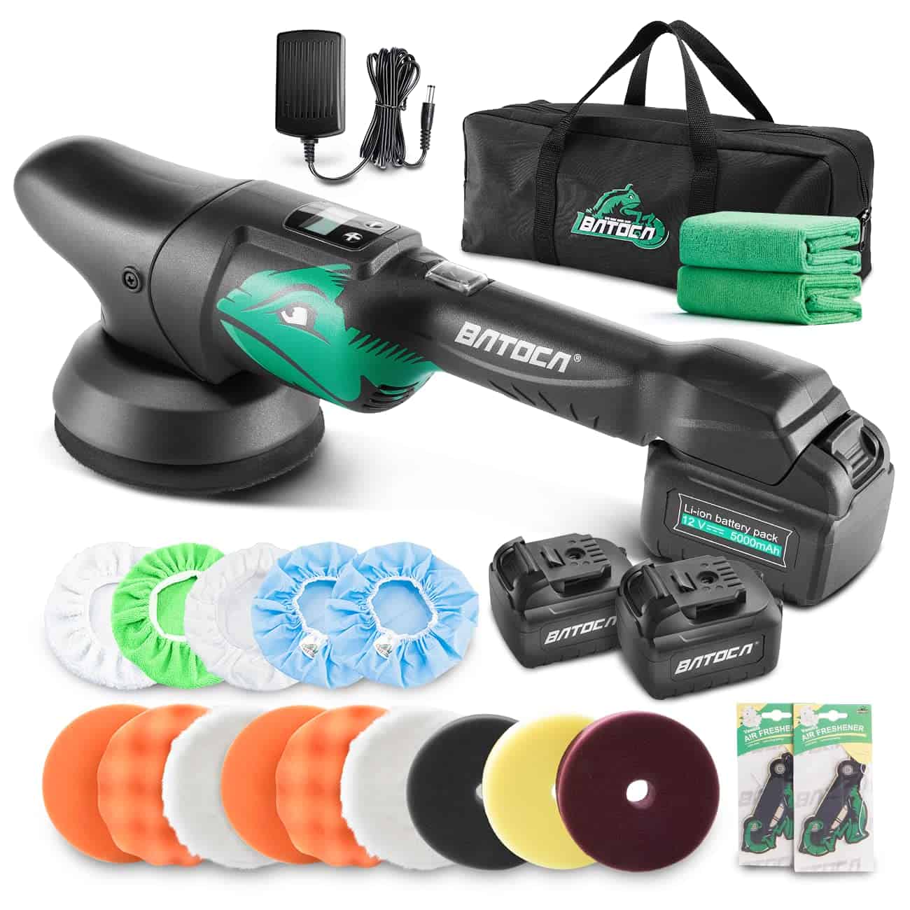 Pulidor de coche inalámbrico BATOCA S2 Dual Action con 2