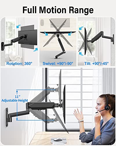 Soporte de Pared para Monitor MOUNTUP de 17-35 Pulgadas, - Imagen 4