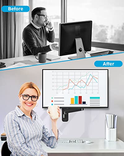 Soporte de Pared para Monitor MOUNTUP de 17-35 Pulgadas, - Imagen 7