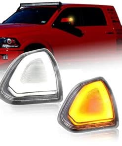 Autboom Luz de giro de espejo Ram con luz LED y ensamblajes