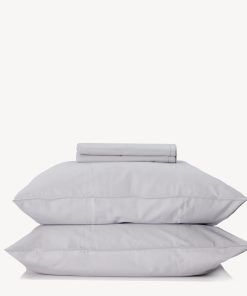 Juego de sábanas 100% algodón Buffy (Rain, King)