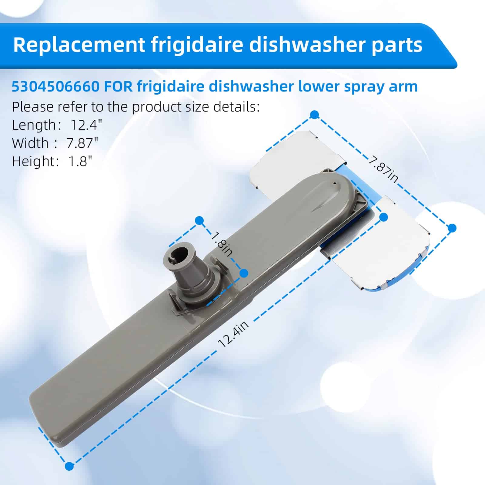 Brazo de rociado inferior para lavavajillas 5304506660, - Imagen 4