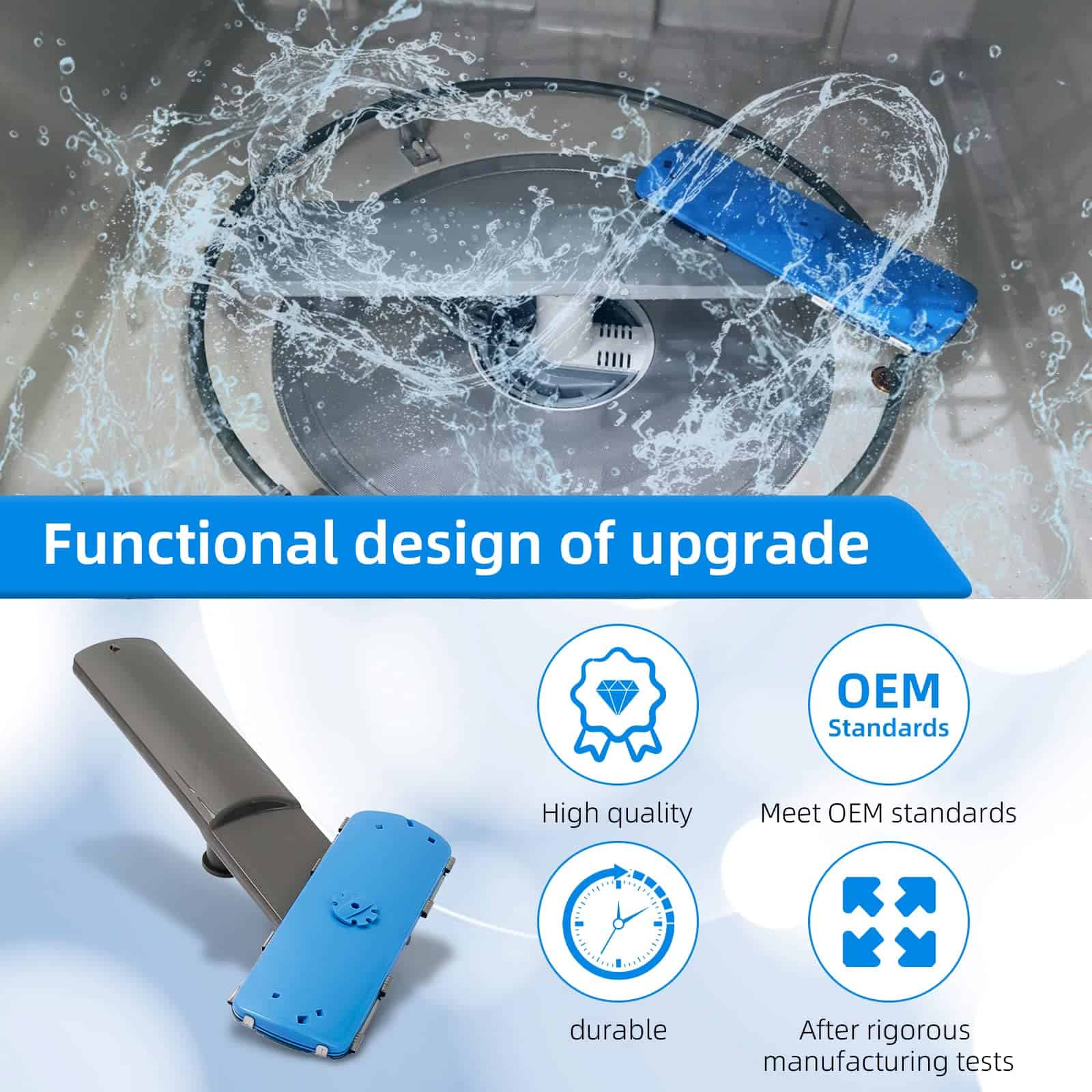 Brazo de rociado inferior para lavavajillas 5304506660, - Imagen 6