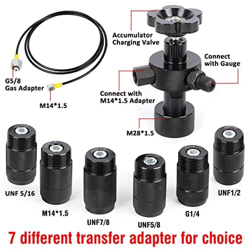 Kit de Carga de Acumulador de Nitrógeno Hidráulico - Kit de - Imagen 4