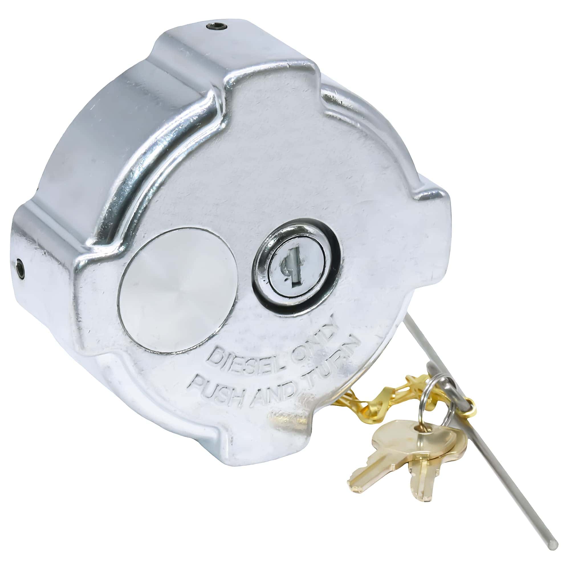 Tapa de gasolina con cierre de tanque de combustible para