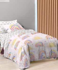 Set de cama de reina Doodle Rainbow Saturday Park - 7