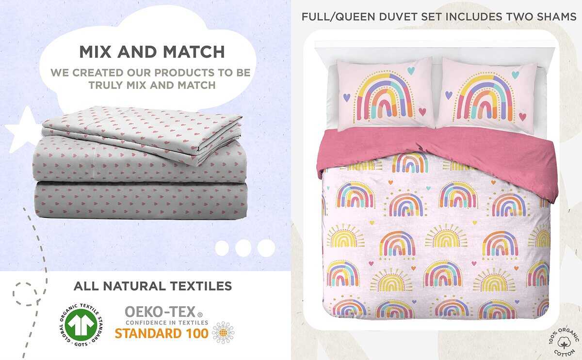 Juego de Funda de Edredón Saturday Park Doodle Rainbow - Imagen 8