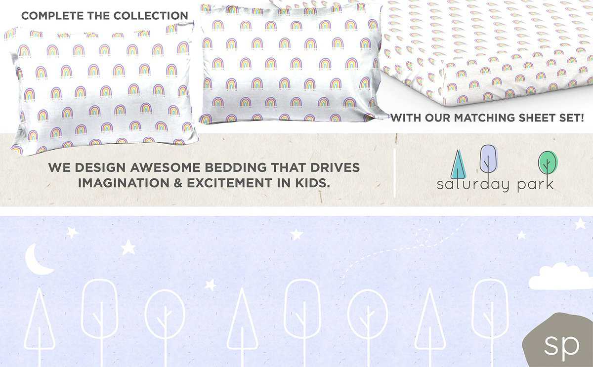 Juego de Funda de Edredón Saturday Park Doodle Rainbow - Imagen 9