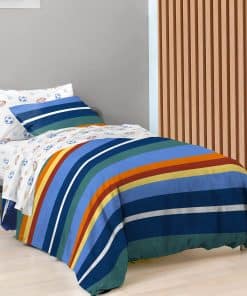 Juego de cama Vintage de Saturday Park con Rayas y Deportes