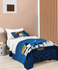 Saturday Park Juego de Funda Nórdica y Funda -Azul - Harry P