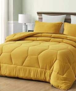 Juego de Edredón Acolchado de Microfibra Chezmoi Collection