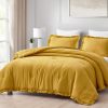 Set de Cobertor Chezmoi Collection Nora Amarillo Mostaza