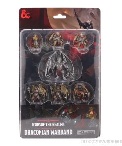 Figuras de miniaturas del ejército de Draconian de D&D