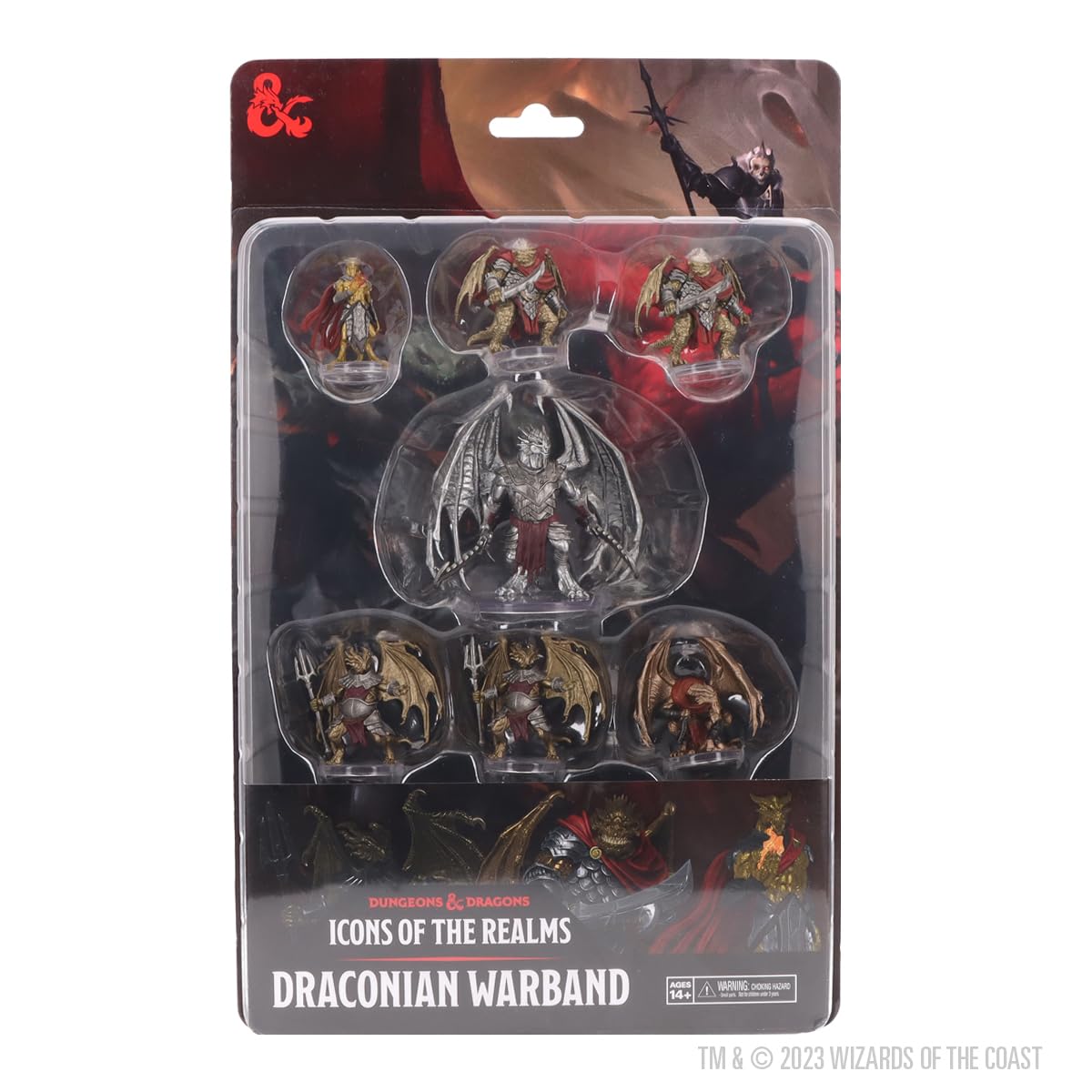 Figuras de miniaturas del ejército de Draconian de D&D