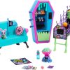 Monster High Playset, Salón de Estudiantes con Muebles de