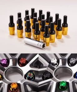 Pernos de rueda M14x1.25, juego de 20 piezas de 28mm de