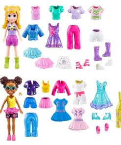 Conjunto de muñecas, ropa y accesorios Polly Pocket Sparkle