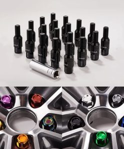 Pernos para rueda M14x1.25, juego de 20 pernos de 28mm de