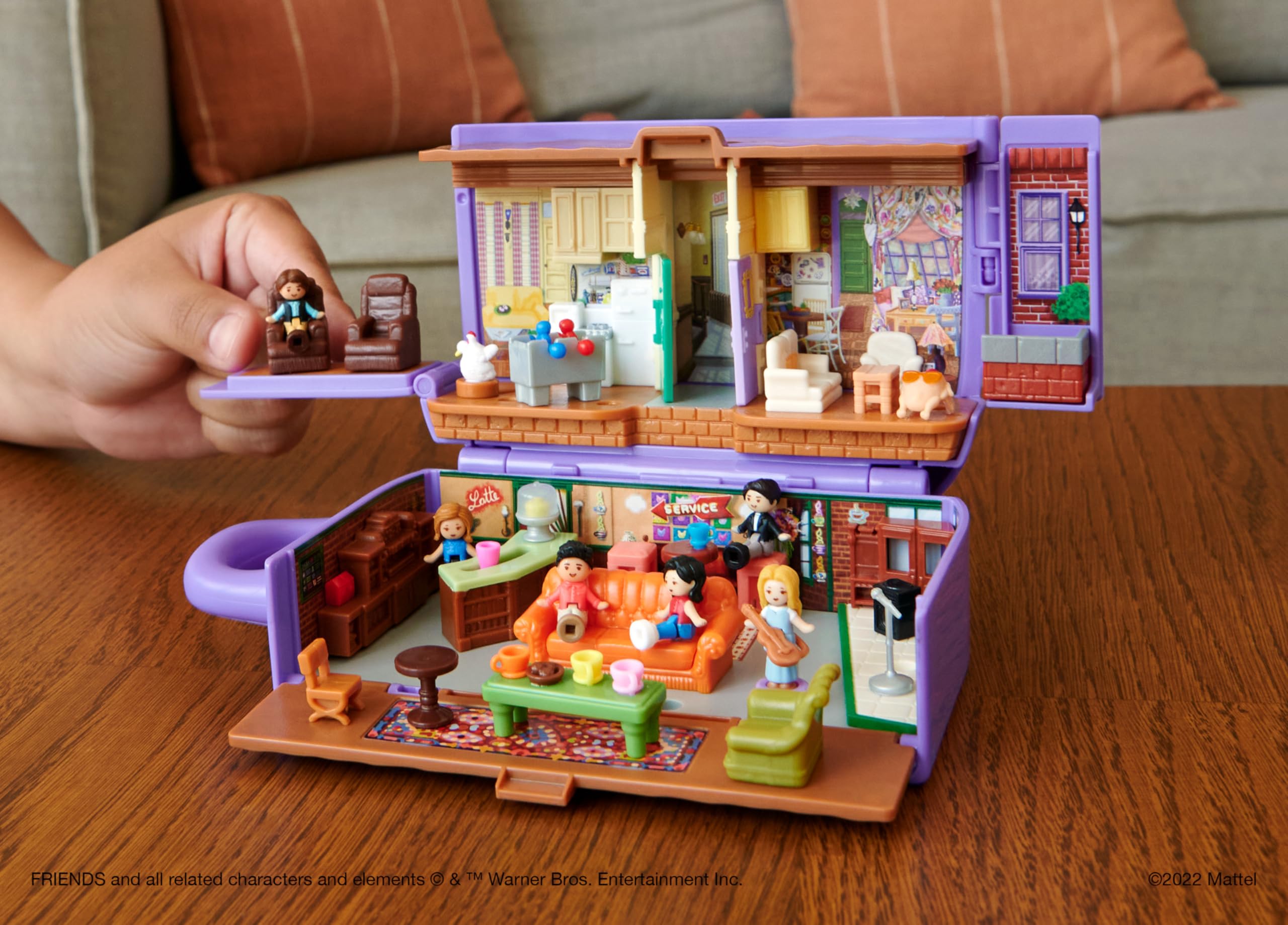 Polly Pocket Friends Compact Playset con 6 Muñecas de - Imagen 3
