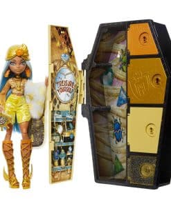 Muñeca Monster High y Set de Moda, Cleo De Nile, Secretos