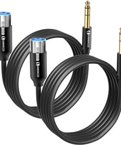 Cable XLR a 1/4, XLR Hembra a 1/4, TRS a XLR para