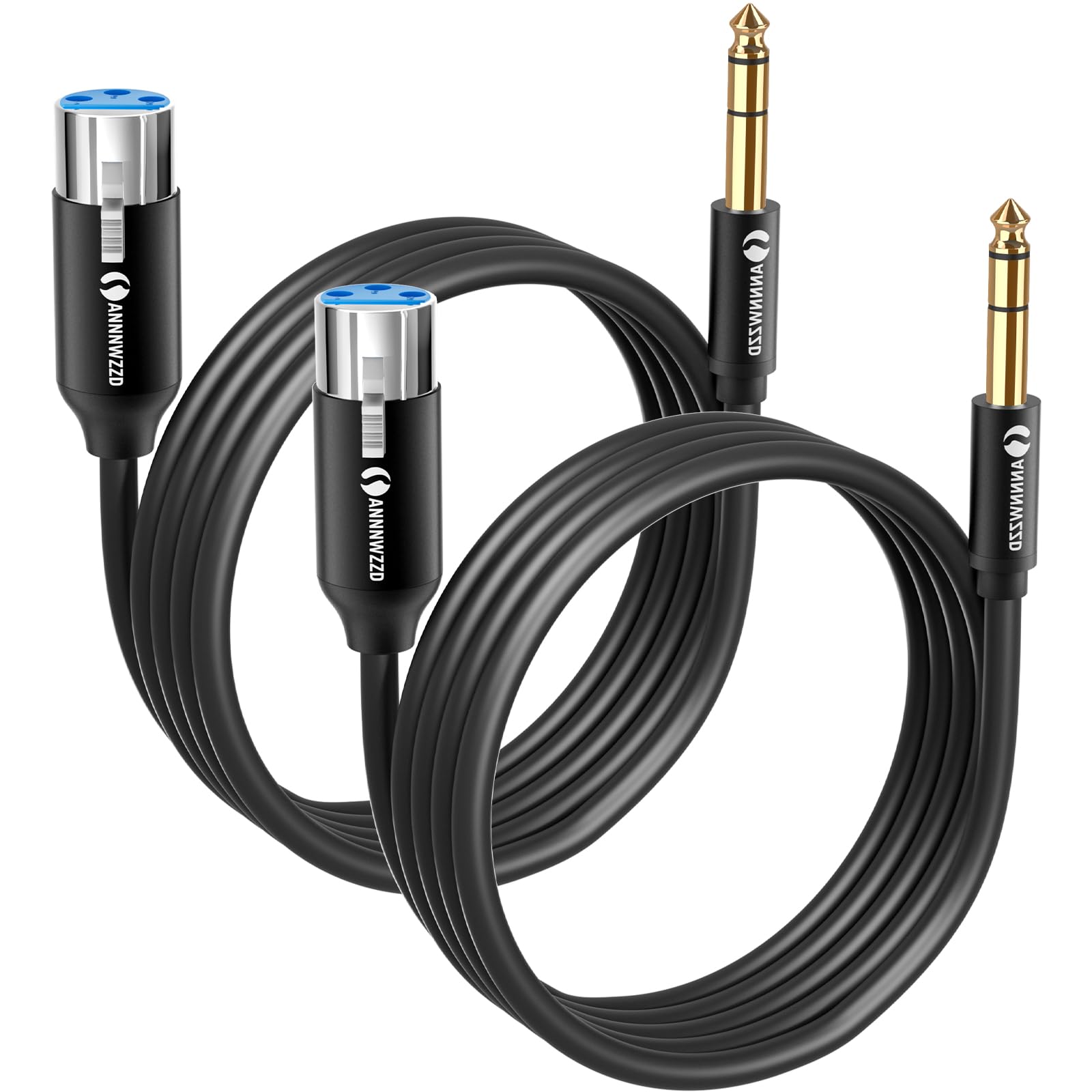 Cable XLR a 1/4, XLR Hembra a 1/4, TRS a XLR para