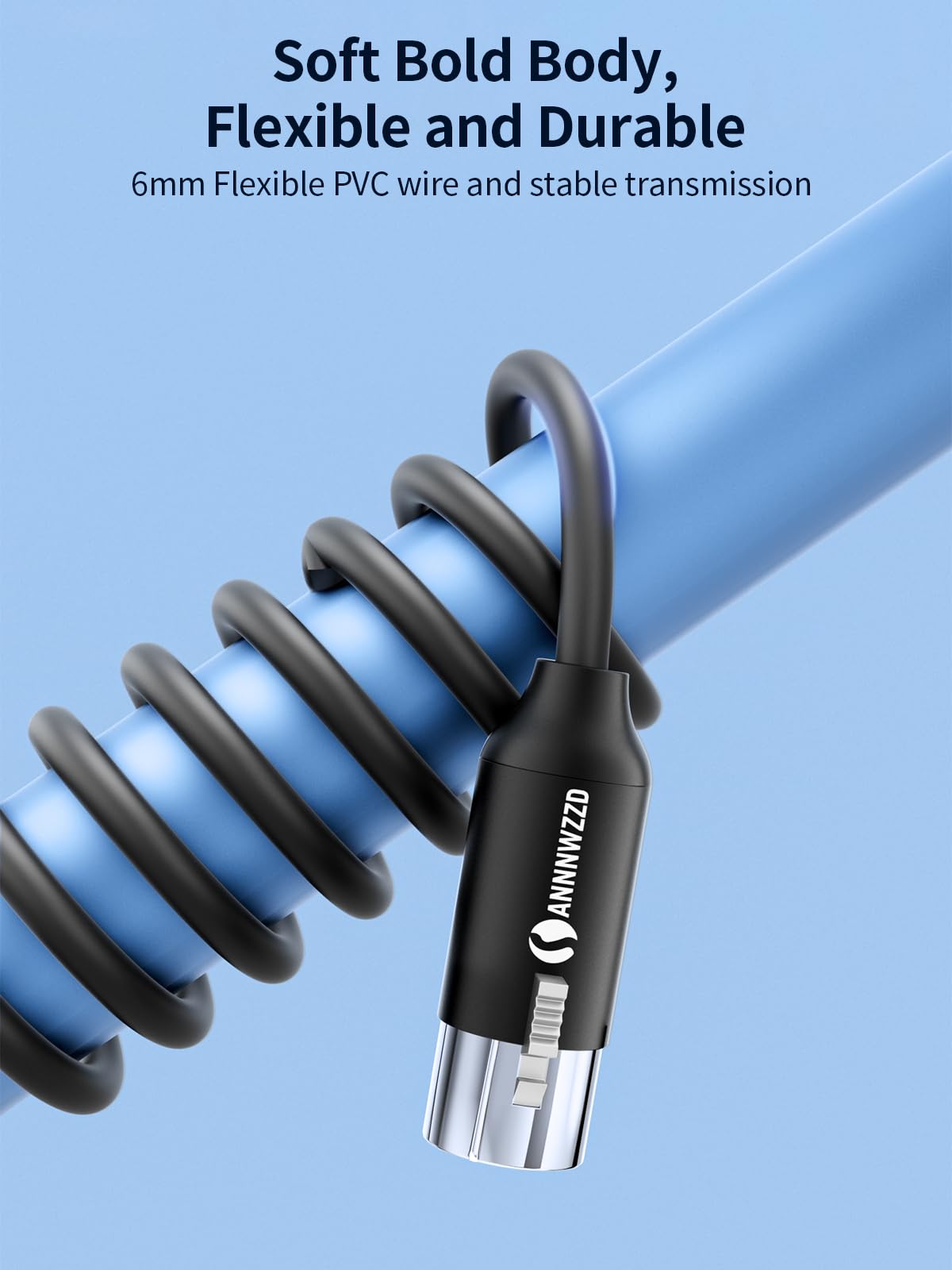 Cable XLR a 1/4, XLR Hembra a 1/4, TRS a XLR para - Imagen 6