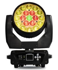 SHEHDS Luz de Cabeza Móvil LED 19x15W RGBW 4en1 Efecto de