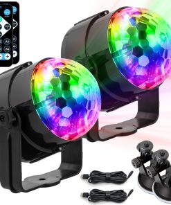 Luces de Fiesta de Bola de Discoteca Activadas por Sonido