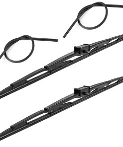 Par de 24" Limpiaparabrisas de Alta Resistencia con Montaje