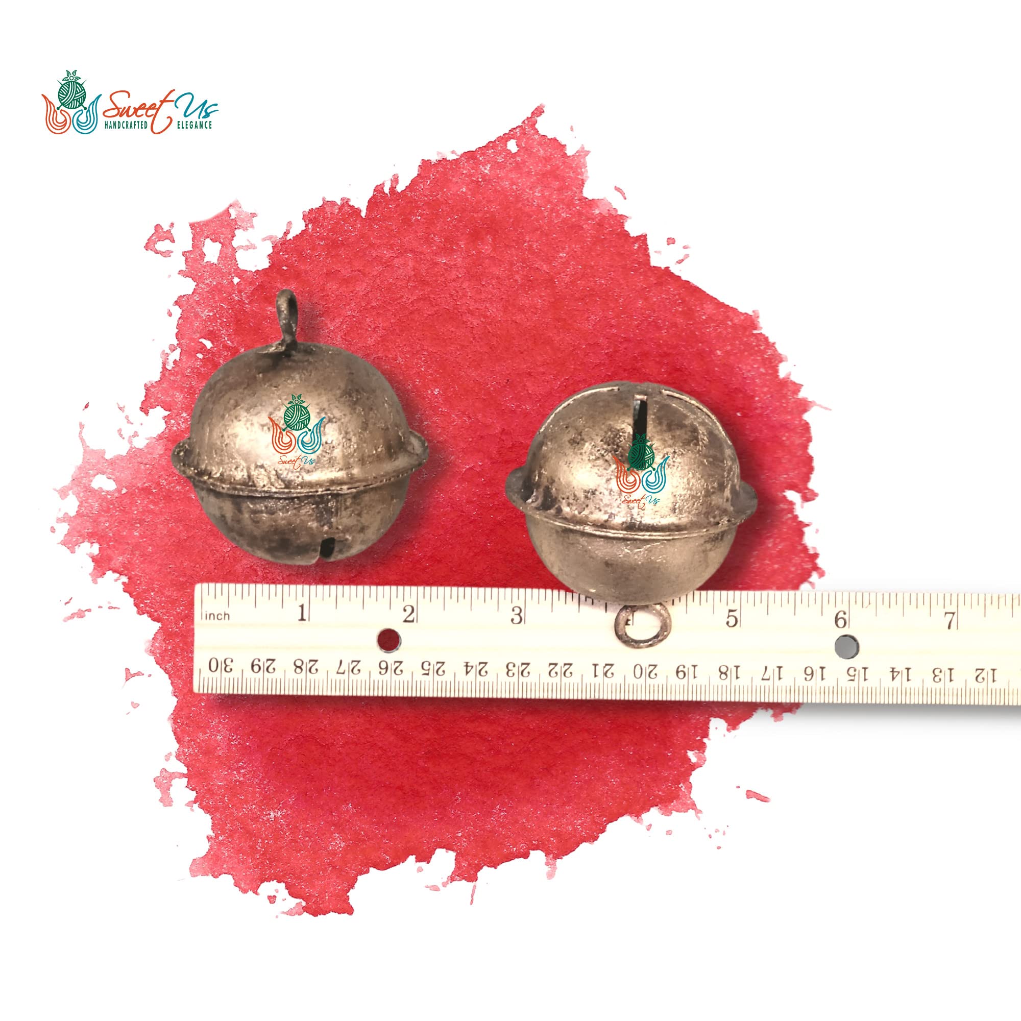 6 Pzas Rustic Vintage Chic Cascabeles, Campanas Musicales - Imagen 6