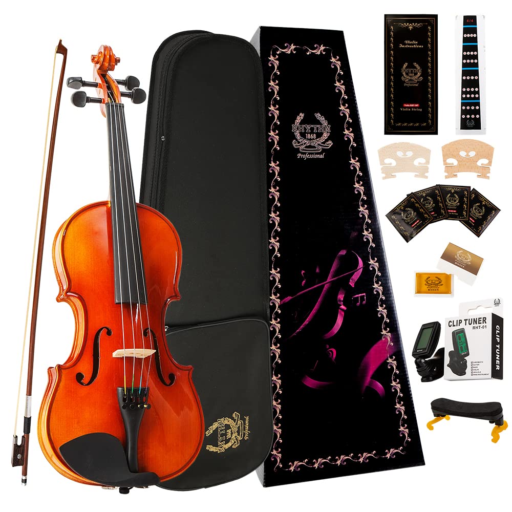 Conjunto de Violín Rhythm para Principiantes, Kit de Inicio