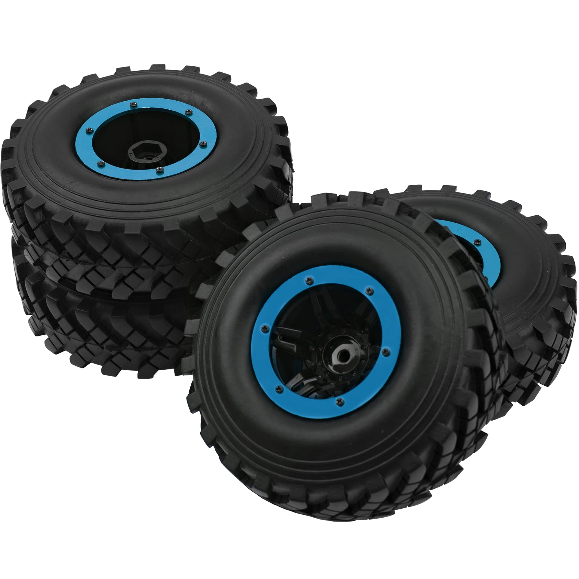 Llantas de Goma Inflables HIRCQOO de 2.2" OD128mm & Rines - Imagen 3