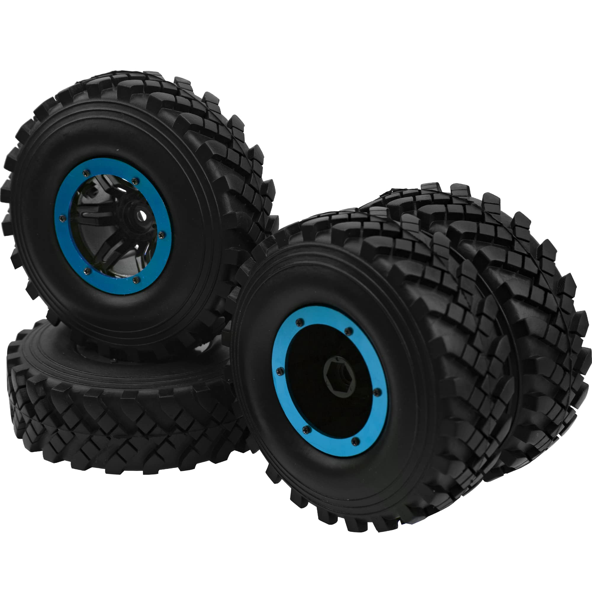 Llantas de Goma Inflables HIRCQOO de 2.2" OD128mm & Rines - Imagen 4