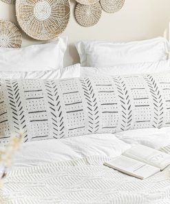 Funda para Almohada de Cuerpo BLISSBLUSH Boho Suave 20x54,