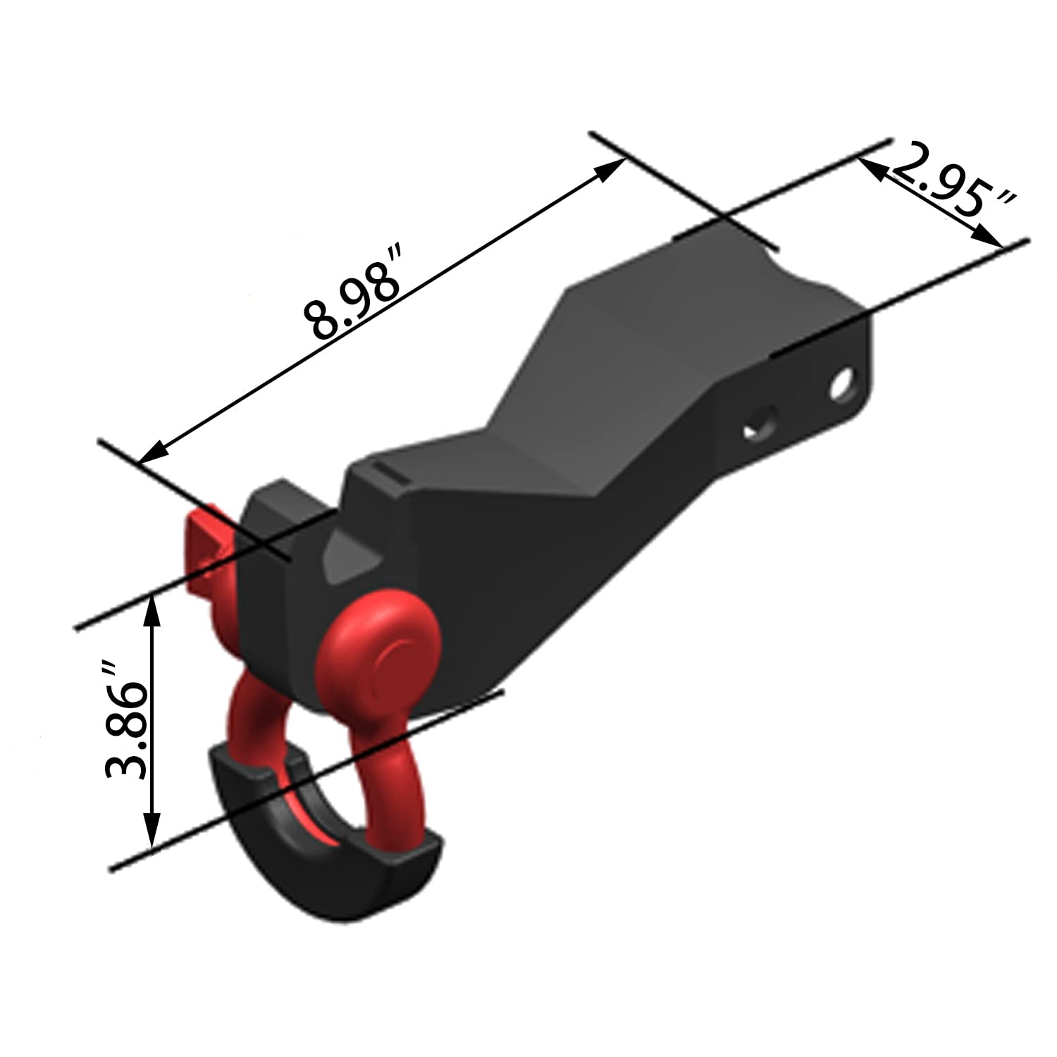Soporte de Montaje para Gancho de Remolque Frontal TIOYAR - Imagen 6