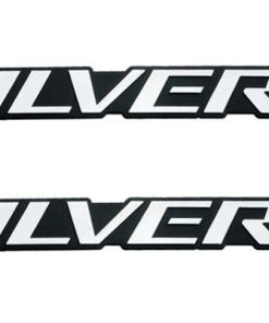 Juego de 2 Emblemas Traseros de Placa de Nombre de